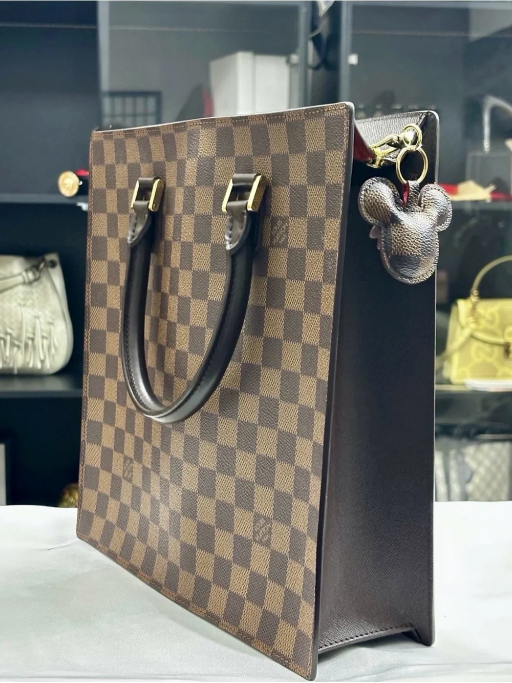Louis Vuitton Venice Tote Bag PM Brown Canvas..COA Included ..See Photo’s.